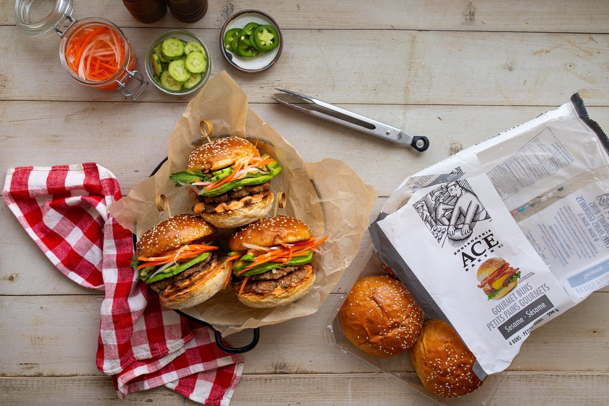 Banh Mi Burgers
 &ndash; ACE Bakery®