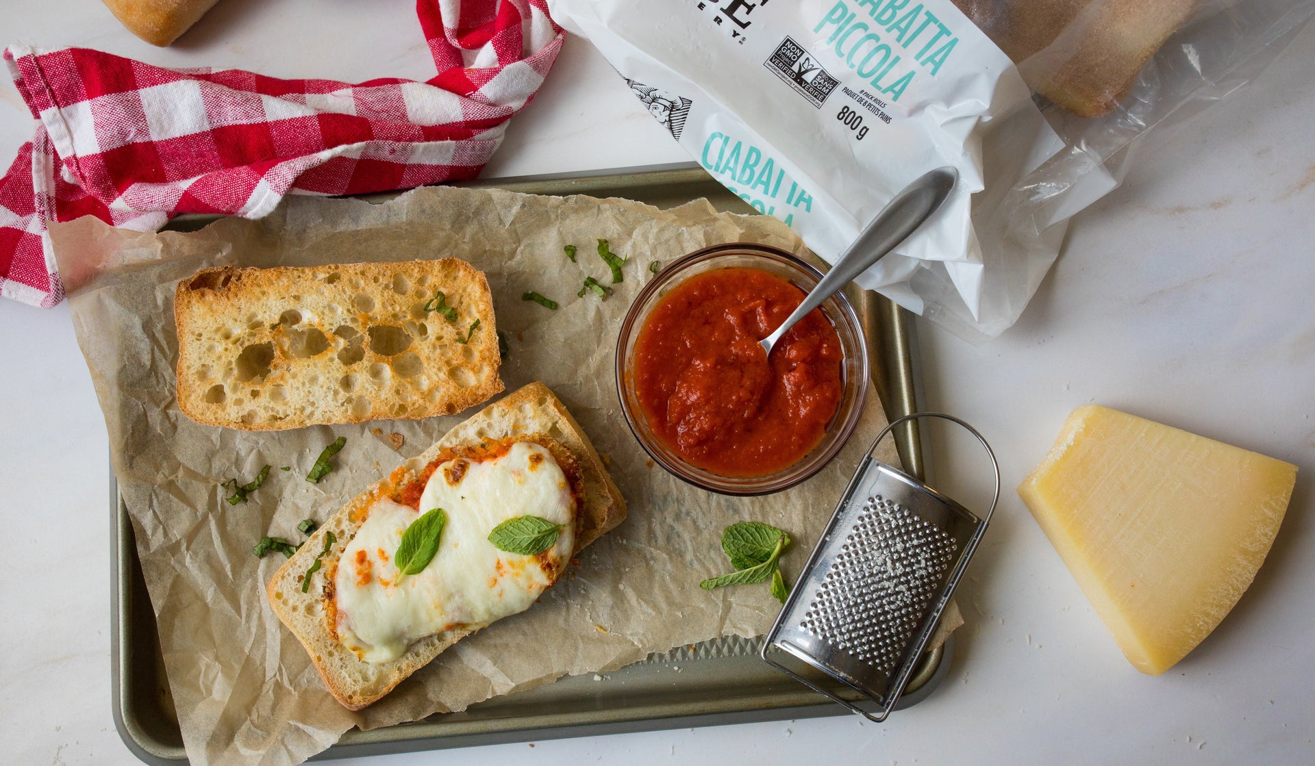 Air Fryer Chicken Parmesan Sandwich