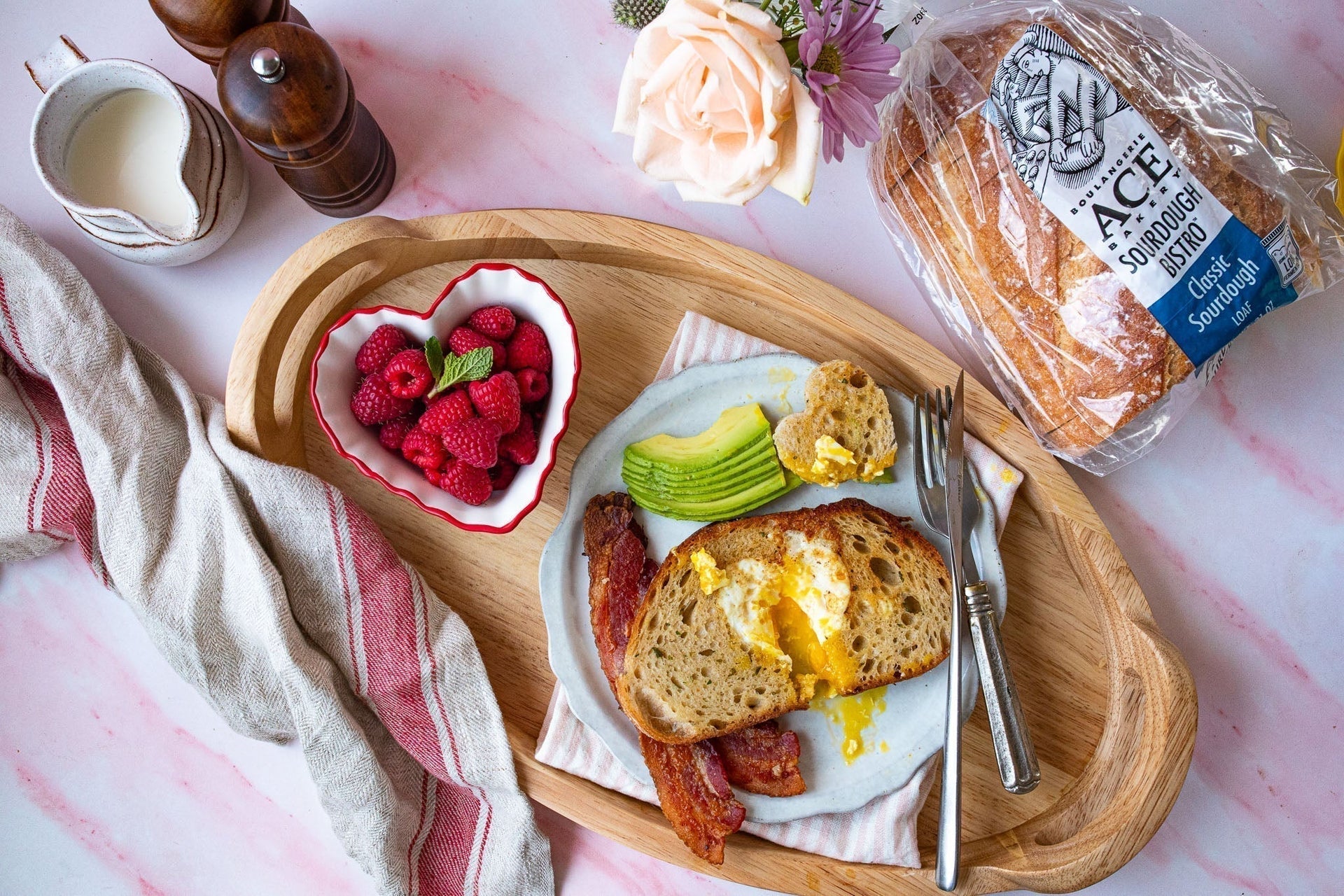 Valentine’s Day Egg-in-a-Hole