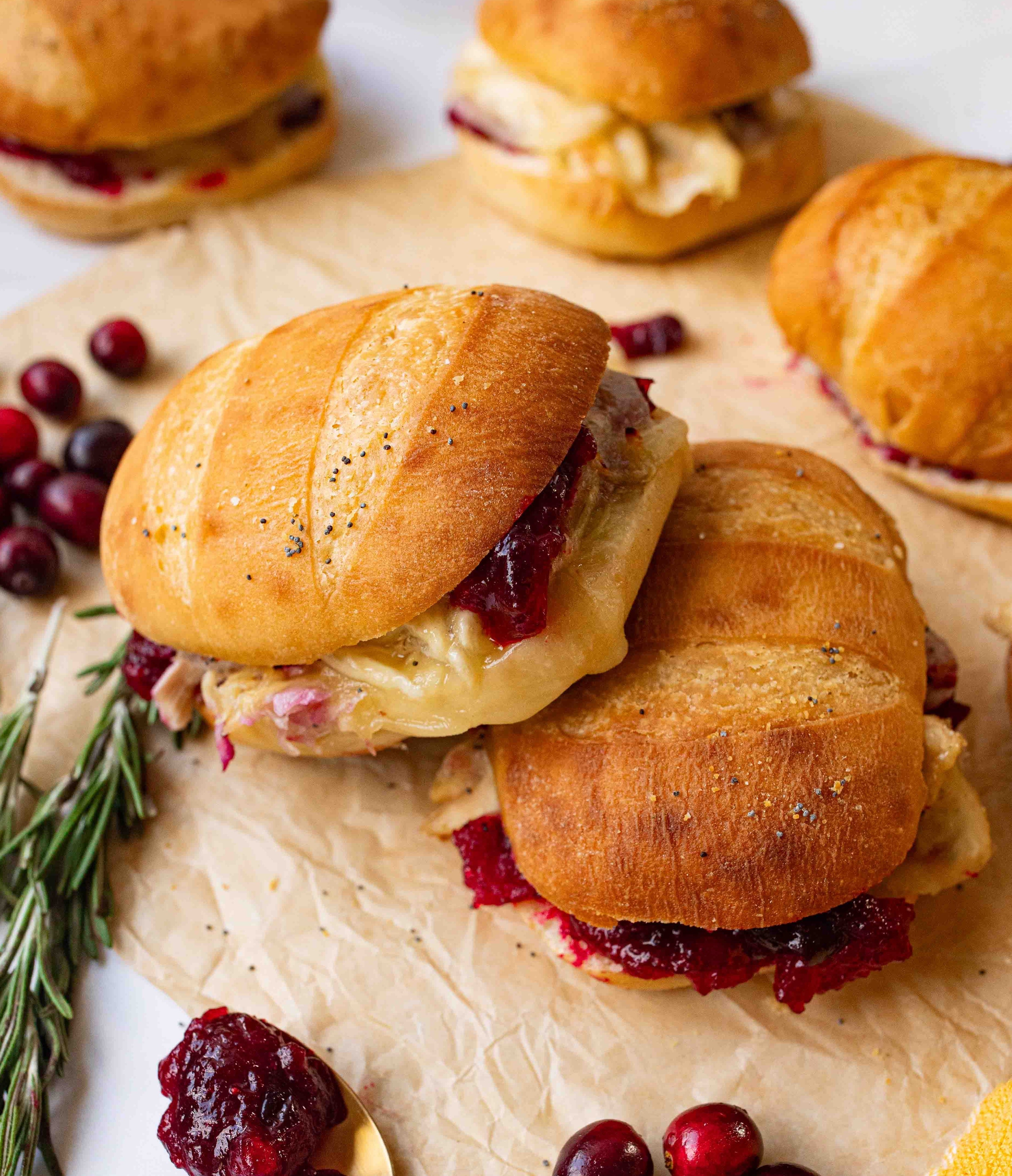 Turkey Cranberry Sliders