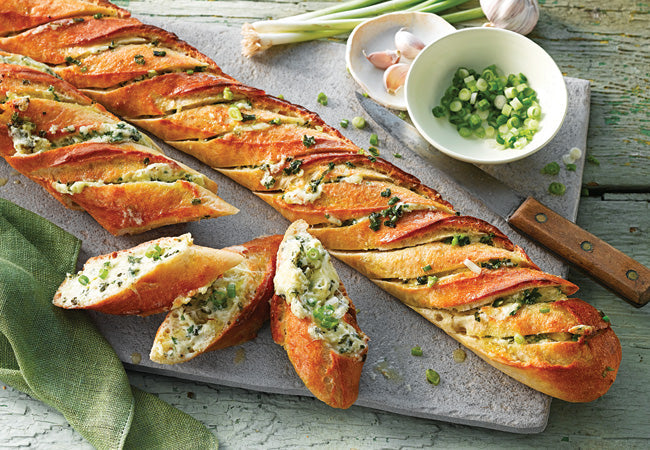 Cheesy Garlic Stuffed Baguette