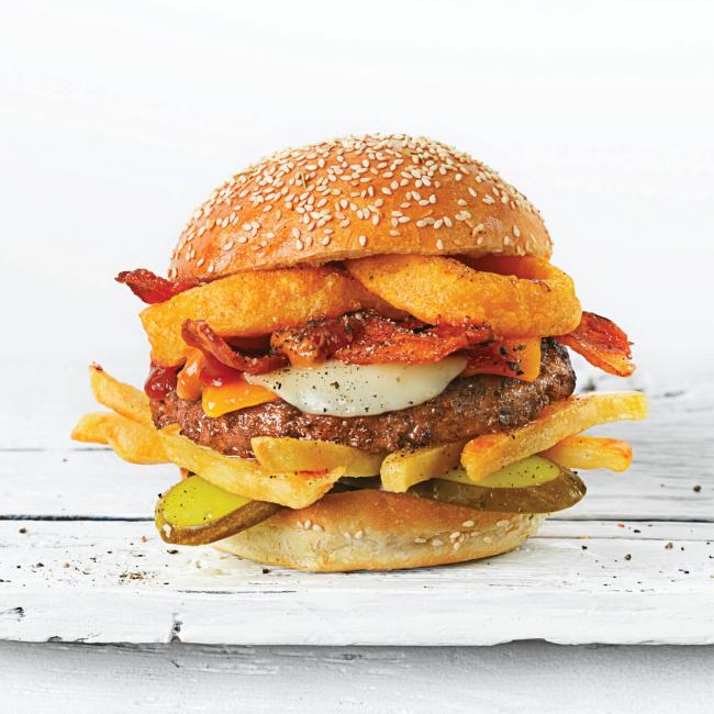 Ultimate Loaded Burger Stack