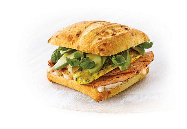 Chipotle Ham & Egg Breakfast Sandwich