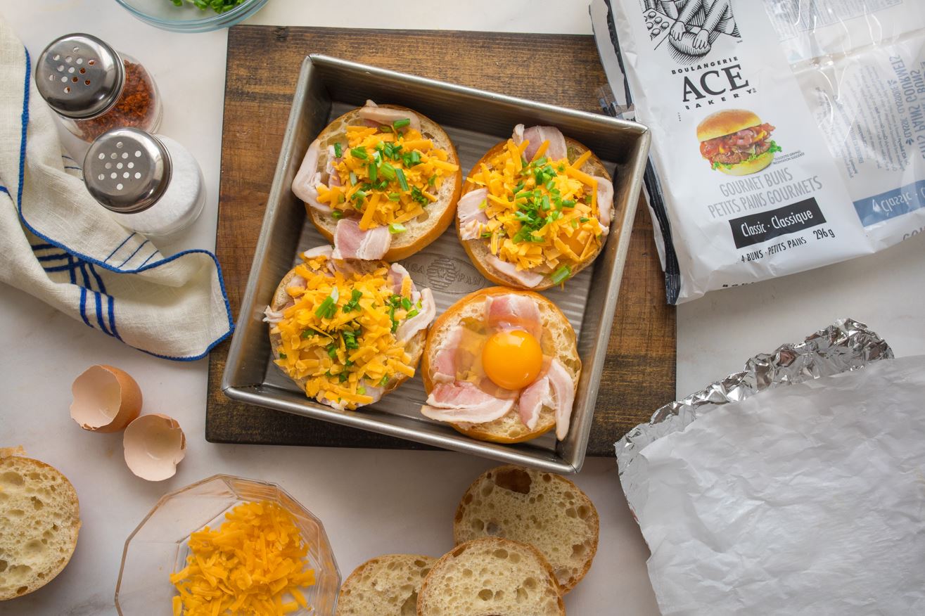 Breakfast Bun Egg Bake