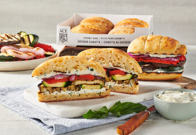 Italian Herb Grilled Vegetable Sandwich