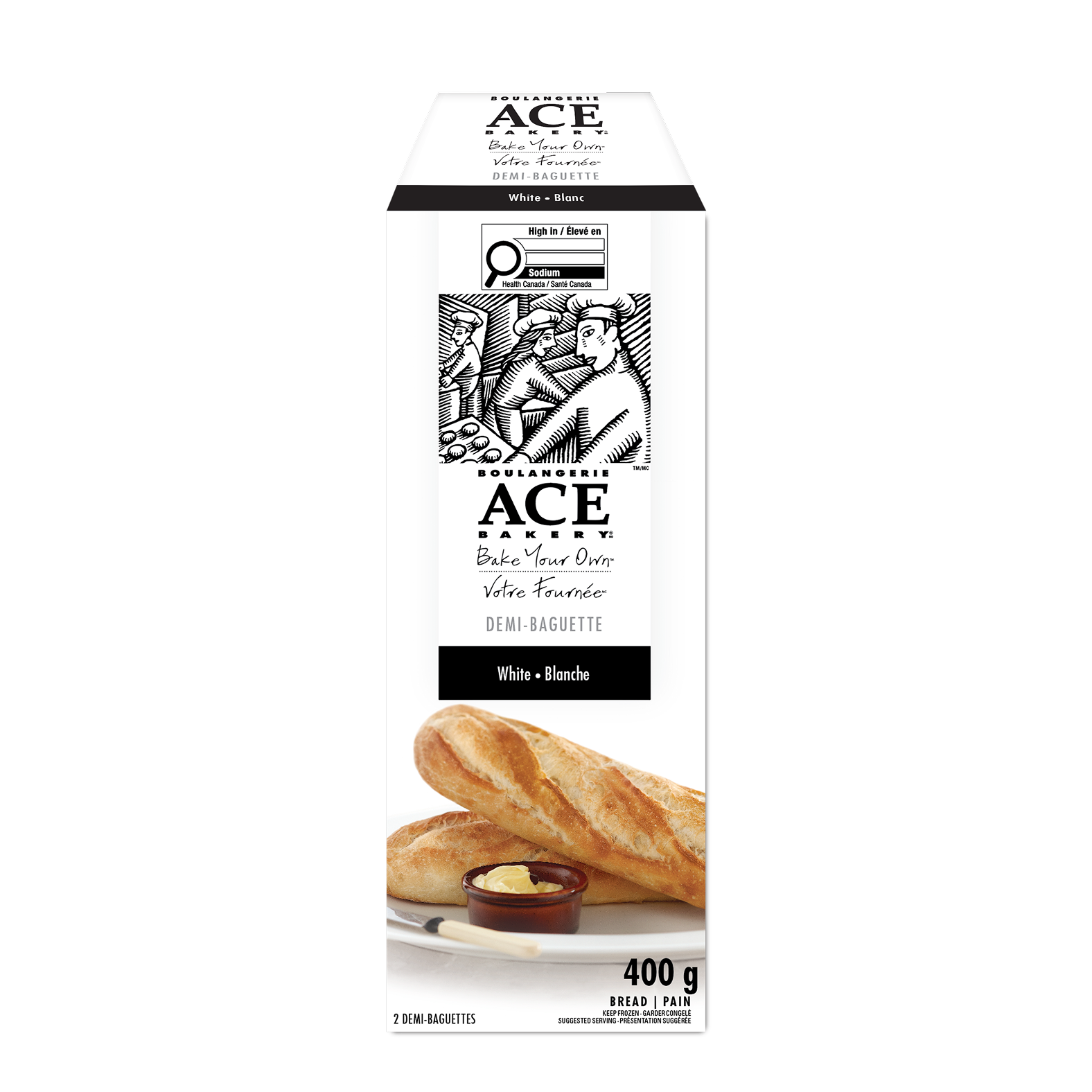 Bake Your Own™ White Demi-Baguette