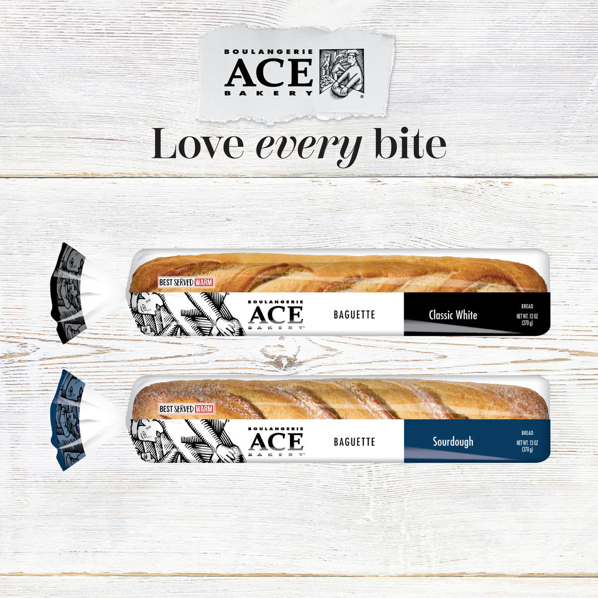 Classic White Baguette